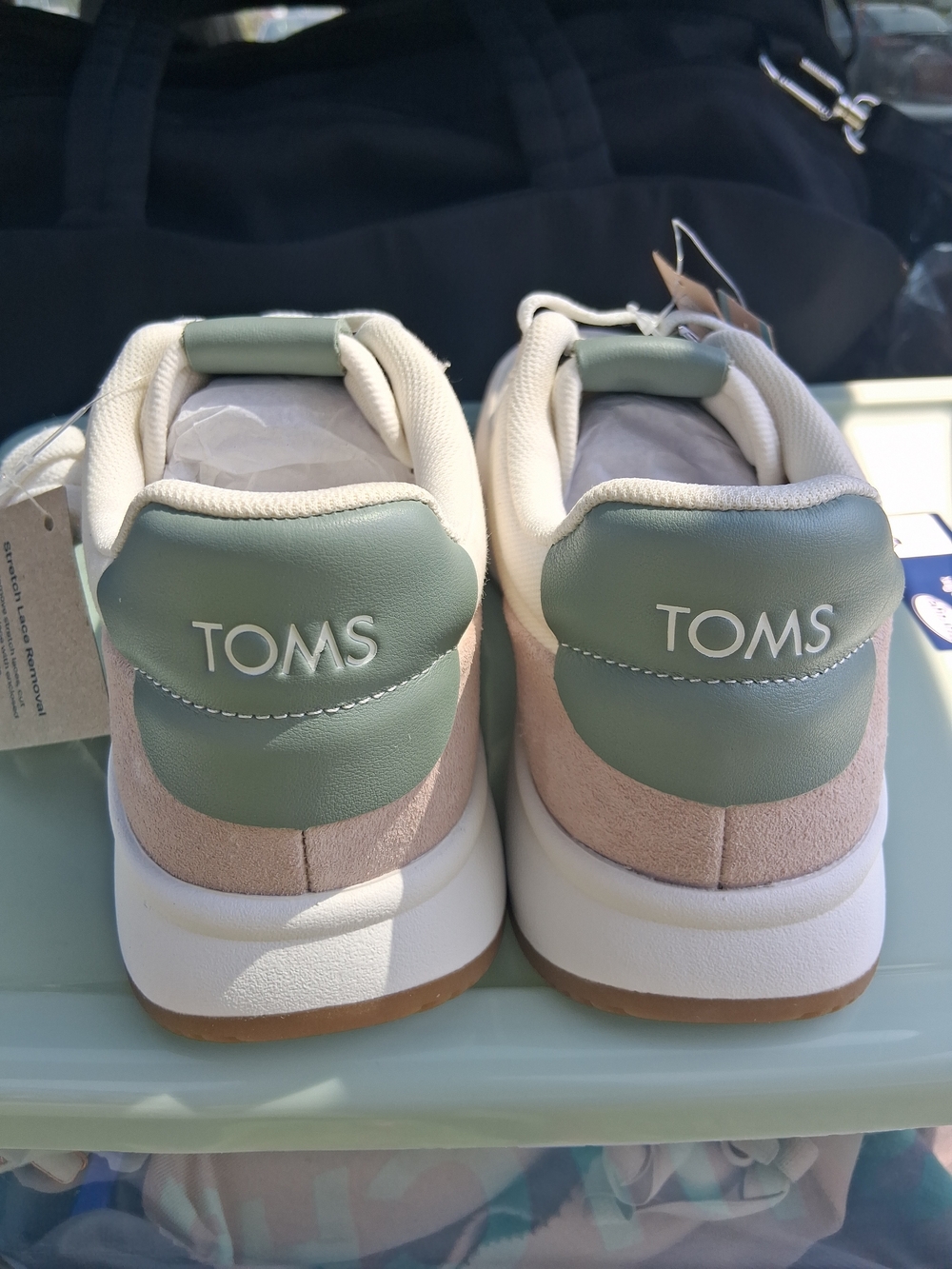 TOMS Trvl Lite Off-White & Beige Women's Sneakers - Picture 4 of 4